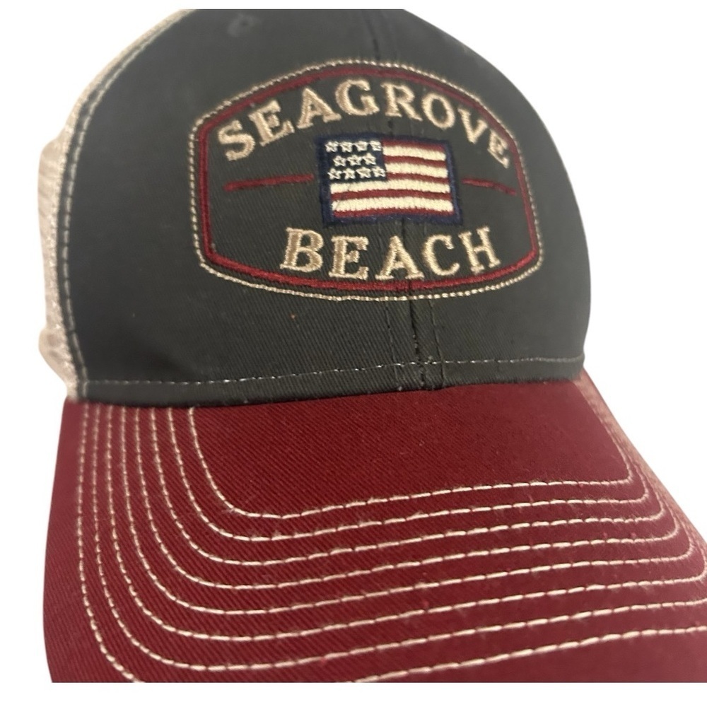 Surf Style NEW Seagrove Beach American Flag Trading Co Trucker hat, tags